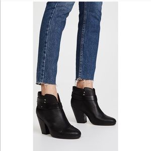 Rag & Bone black short boots sz6.5